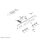 Схема №1 HM424210N с изображением Рамка для плиты (духовки) Bosch 00476122