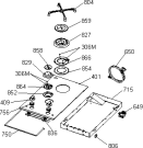 Схема №1 GC340AC-TG (241682, 4106.1G4CB) с изображением Разбрызгиватель для плиты (духовки) Gorenje 337038