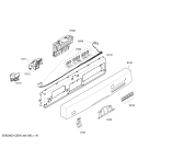 Схема №1 SGS45M62EU с изображением Передняя панель для посудомоечной машины Bosch 00644874