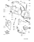 Схема №1 AWM 428 с изображением Кнопка, ручка переключения для стиралки Whirlpool 481941258767