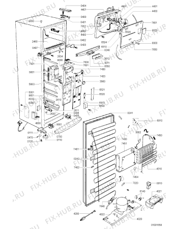 Схема №1 WBM 482/1 IX с изображением Обрамление полки для холодильника Whirlpool 481241848818