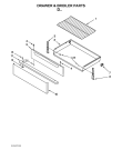 Схема №1 YMER7660WW с изображением Панель для плиты (духовки) Whirlpool 482000011742
