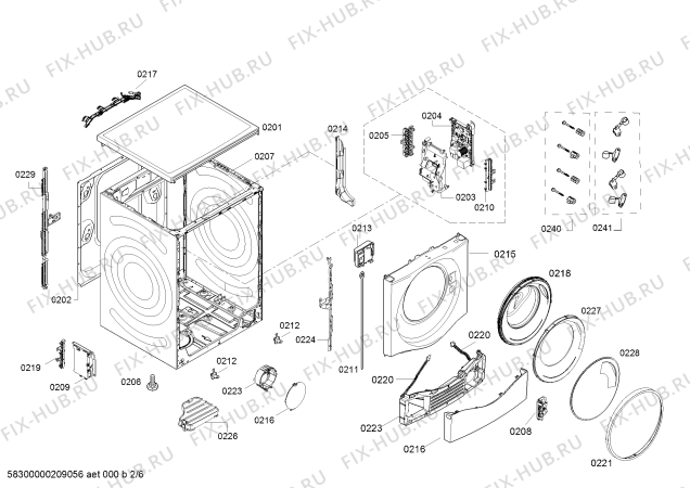 Схема №1 WDU28540EU с изображением Панель управления для стиралки Bosch 11025067