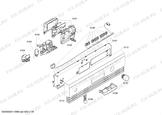 Схема №1 SGU55E78SK с изображением Проточный нагреватель для посудомойки Bosch 00640448