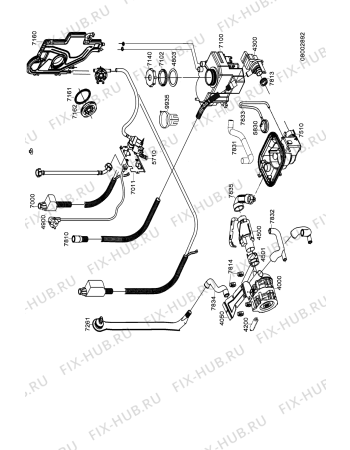 Схема №1 ADG 150/2 IN с изображением Панель для электропосудомоечной машины Whirlpool 481290508448