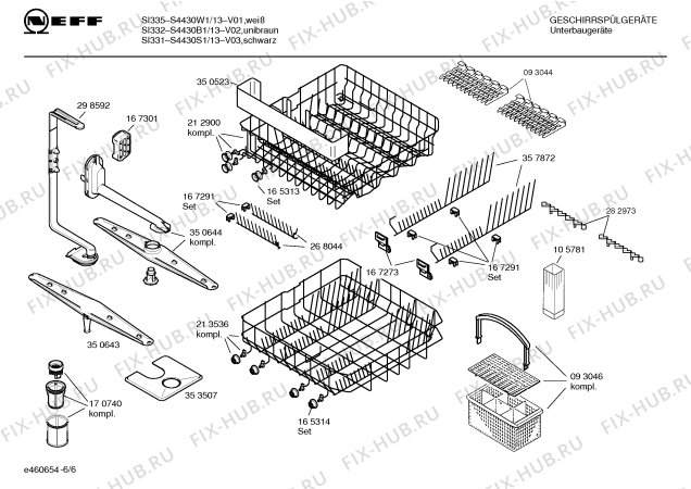 Схема №1 SGS3002EU с изображением Держатель для посудомойки Bosch 00298652