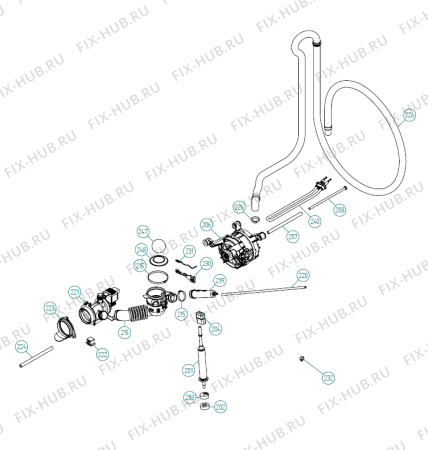 Схема №1 WMC63VACS US   -Stainless (341576, WM70.C) с изображением Уплотнение для стиральной машины Gorenje 503237