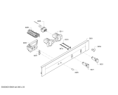 Схема №2 B15M42N0S с изображением Панель управления для электропечи Bosch 00704930