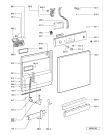 Схема №1 ADP 4547 WH с изображением Микромодуль для посудомоечной машины Whirlpool 480140100508