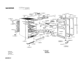 Схема №1 KE1668 с изображением Дверь морозильной камеры для холодильной камеры Siemens 00123365
