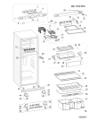 Схема №1 ENTMH19201FW (F077986) с изображением Дверка для холодильной камеры Indesit C00296844