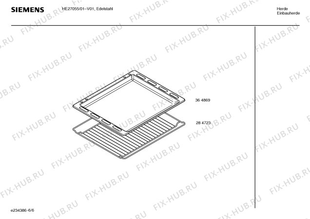 Схема №2 HE27055 с изображением Инструкция по эксплуатации для духового шкафа Siemens 00583400