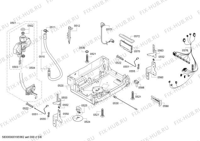 Схема №1 JS15VN91 Junker+ с изображением Силовой модуль запрограммированный для посудомоечной машины Bosch 12018265