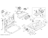 Схема №1 3HB539XDC Einländervarianten mit LO ausserhalb LOT с изображением Фронтальное стекло для плиты (духовки) Bosch 00688379