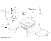Схема №1 SGS43E42EU с изображением Передняя панель для электропосудомоечной машины Bosch 00448047