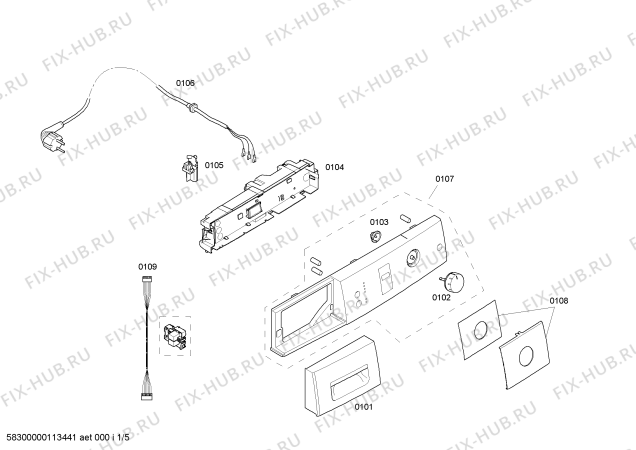 Схема №1 WTE86300SK с изображением Вкладыш для сушильной машины Bosch 00601614