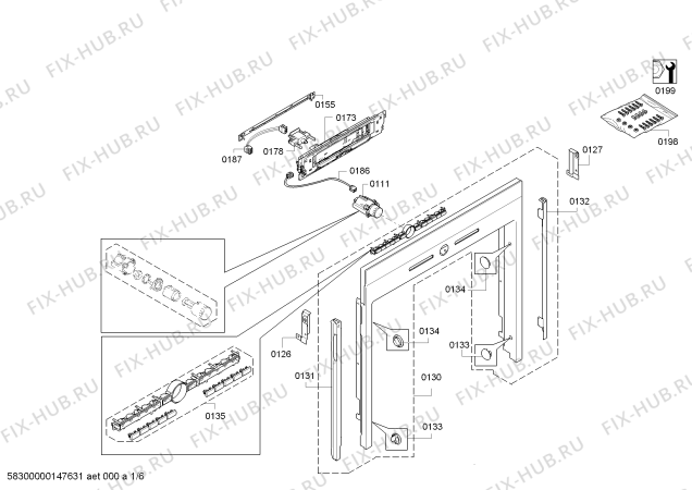 Схема №2 HB33A4580 с изображением Фронтальное стекло для плиты (духовки) Siemens 00685309