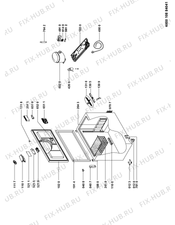 Схема №1 KVE 1750 A++ BR с изображением Компрессор Whirlpool 481051334502