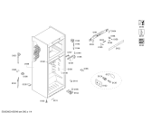 Схема №1 KDN30X74 с изображением Дверь морозильной камеры для холодильника Bosch 00686173