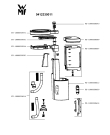 Схема №1 0412330011 с изображением Блок управления для кофеварки (кофемашины) Seb FS-1000050659