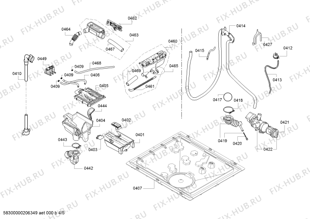 Схема №1 WAT28720 с изображением Панель управления для стиралки Bosch 11023597