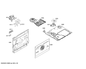 Схема №1 HBN311E1J с изображением Панель управления для электропечи Bosch 00664390
