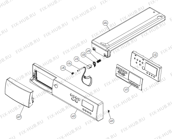 Взрыв-схема стиральной машины Gorenje TDC44C DK   -Titanium (900002795, TDC44) - Схема узла 04