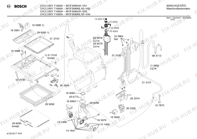 Схема №2 WOF2090NL EXCLUSIV T1000A с изображением Панель управления для стиралки Bosch 00299794