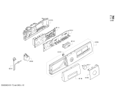 Схема №2 WM12Q460DN с изображением Панель управления для стиралки Siemens 00702708