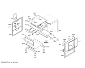 Схема №1 HSC66K42NF P4 56 BCO GN 220V с изображением Стол для электропечи Bosch 00472650