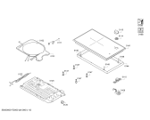 Схема №1 N44K45N2 IH6.1 - Domino с изображением Стеклокерамика для электропечи Bosch 00770290