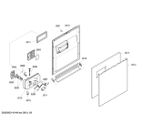 Схема №2 SGU55E15AU с изображением Панель управления для посудомойки Bosch 00674895