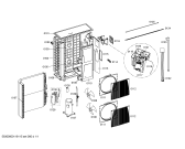 Схема №1 B1ZAA45706 с изображением Теплообменник для сплит-системы Siemens 00605157