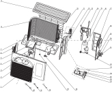 Схема №1 DECON 53 EXU с изображением Блок управления для сплит-системы DELONGHI DAU1730250