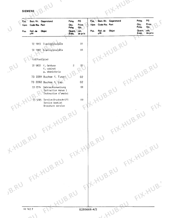 Схема №2 RV4027 с изображением Интегрированный контур для аудиотехники Siemens 00729881