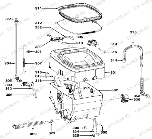 Взрыв-схема стиральной машины Upo PESU2620 (329070) - Схема узла 03