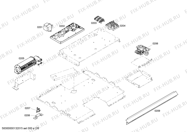 Схема №1 M271ES с изображением Панель для духового шкафа Bosch 00144722