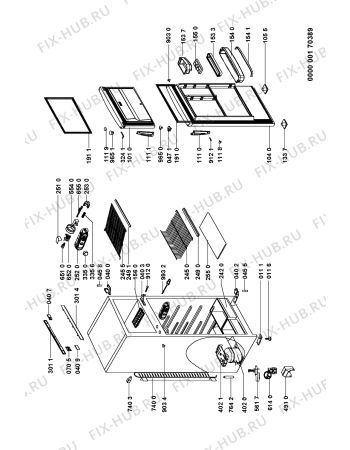 Схема №1 RD 47-B с изображением Дверца для холодильной камеры Whirlpool 481241619522