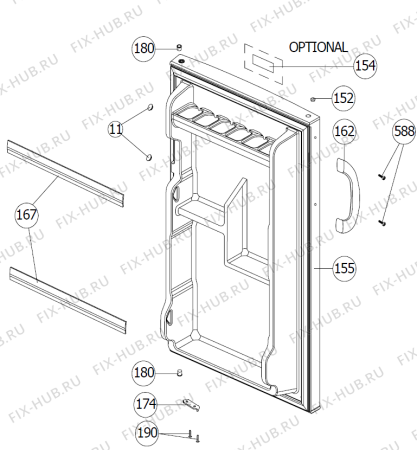 Взрыв-схема холодильника Gorenje RB30914AW (393488, HTS09564) - Схема узла 02