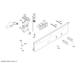 Схема №1 B18H4N0 с изображением Панель управления для электропечи Bosch 00446493
