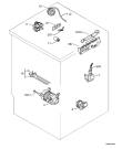 Схема №1 RL50A с изображением Помпа Zanussi 1321063016