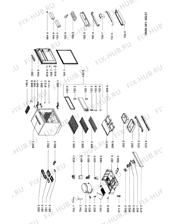 Схема №1 UVIE 1400/A с изображением Элемент корпуса для холодильника Whirlpool 481244079092