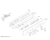 Схема №1 3HF545X с изображением Кронштейн для плиты (духовки) Bosch 00606104