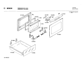 Схема №1 0750092075 HES622G с изображением Стеклянная полка для духового шкафа Bosch 00203841