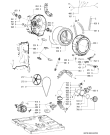 Схема №1 AWM 1000-KWT с изображением Обшивка для стиральной машины Whirlpool 481245310682