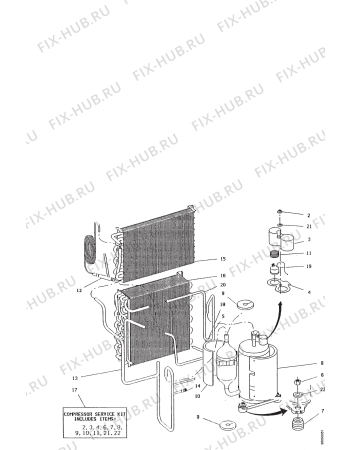 Взрыв-схема кондиционера Electrolux JT800 - Схема узла Section 6