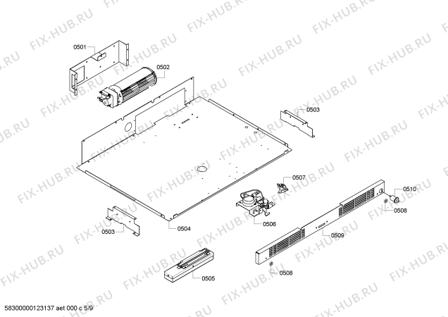Схема №2 DM302ES с изображением Кабель для плиты (духовки) Bosch 00640615