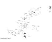 Схема №1 DHU635OSA с изображением Патрубок для вытяжки Bosch 00614584