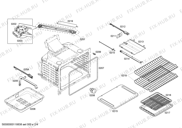 Схема №1 HGS3052UC с изображением Панель для плиты (духовки) Bosch 00661379