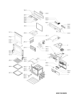 Схема №1 EMCK 7153 ES с изображением Дверца для электропечи Whirlpool 481010658194